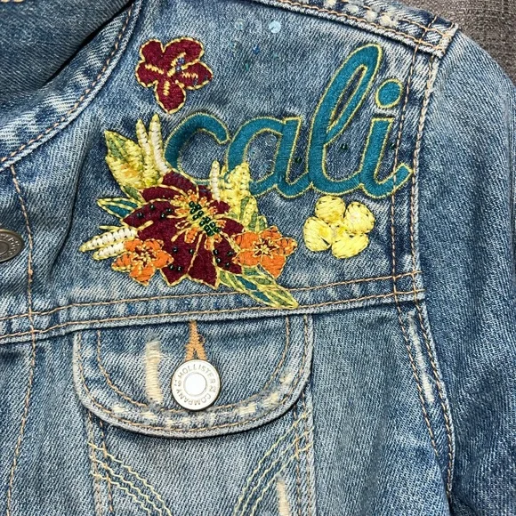 Hollister Floral Cali Jean Jacket - Picture 3 of 6